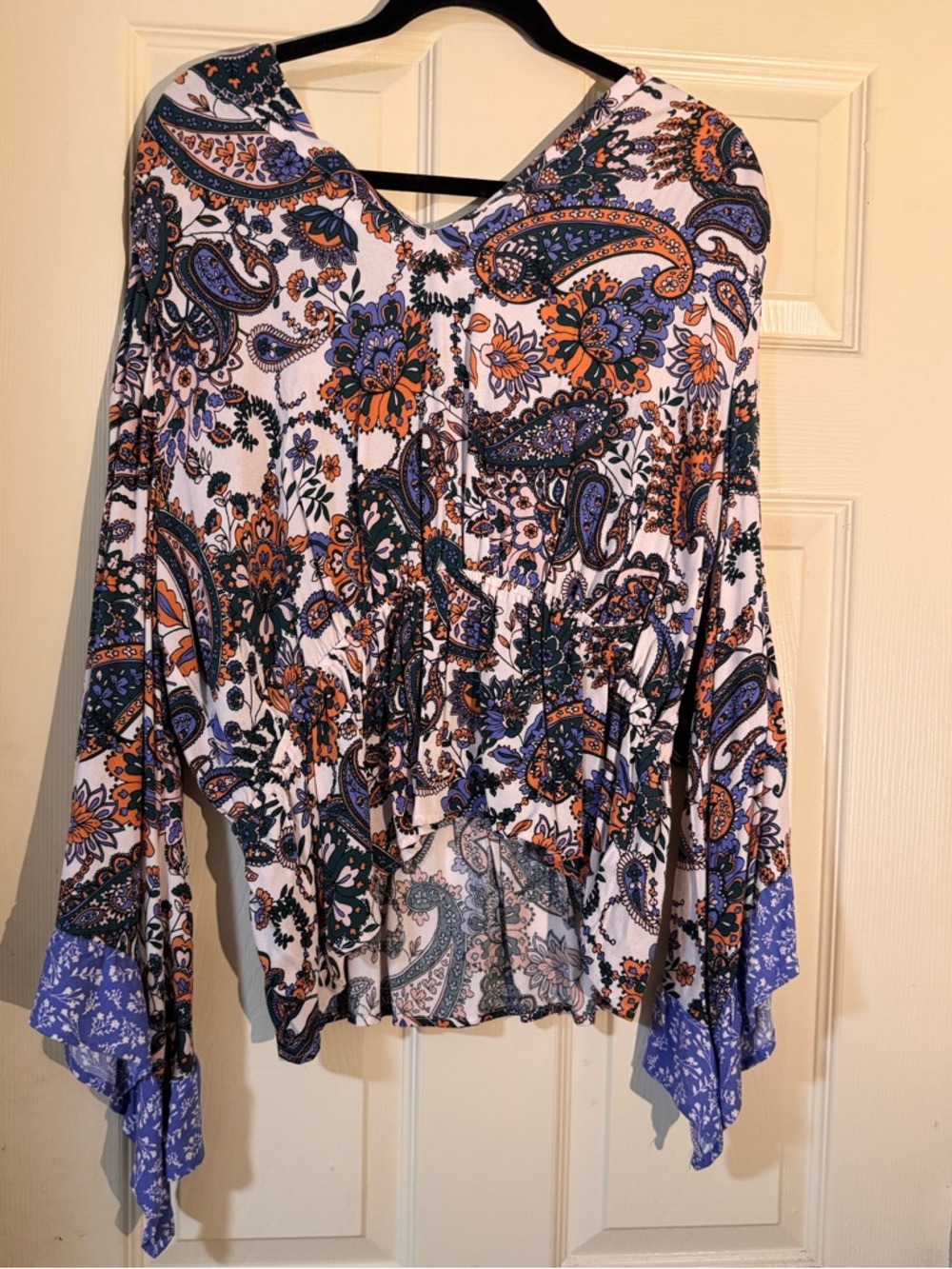 Scoop Brand Peasant Boho Tunic Blouse Top Size XL
